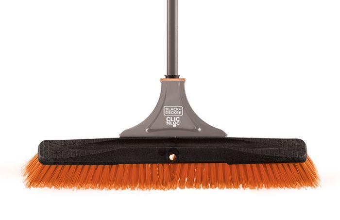 Black Decker Indoor Outdoor Push Broom 60cm Howdy Clearance Centre